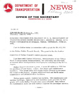 Under Secretary of Transportation James M Beggs JuneAugust 1970