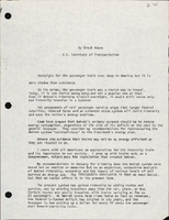 Statement by Brock Adams US Secretary of Transportation