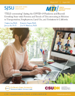 TELEcommuting During the COVID19 Pandemic and Beyond Unveiling Statewide Patterns and Trends of Telecommuting in Relation to Transportation Employment Land Use and Emissions in California
