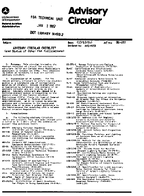 AC 002ZZ Advisory Circular Checklist and Status of Other FAA Publications for Sale by the US Government Printing Office