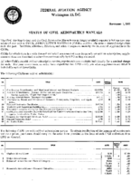 SR Status Of FAA Civil Air Regulations