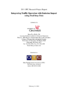 Integrating Traffic Operation With Emission Impact Using DualLoop Data