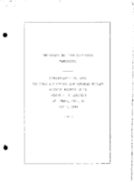Interstate Commerce Commision Report of the Accident  Investigation Occuring on the TEXAS AND NEW ORLEANS RAILROAD COMPANY SOUTHERN PACIFIC LINES EUREKA TX