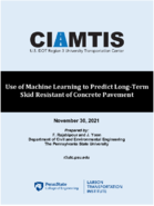 Use of Machine Learning to Predict LongTerm Skid Resistant of Concrete Pavement