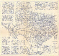 Temporary Travel Map Issued for the Duration of the Present Emergency April 1 1944