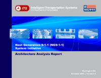 Next Generation 911 NG911 System Initiative Architecture Analysis Report Version 10