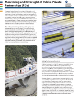 Monitoring and Oversight of PublicPrivate Partnerships P3s fact sheet