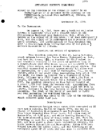 Interstate Commerce Commission Report of the Accident  Investigation Occurring on the PENNSYLVANIA RAILROAD MACKVILLE IN