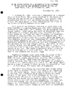 Interstate Commerce Commission Report of the Accident  Investigation Occurring on the SOUTHERN PACIFIC RAILROAD PARK PLACE OREGON