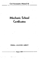 CAM 53 Mechanic School Certificates 1959