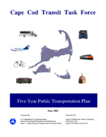 Cape Cod Transit Task Force  FiveYear Public Transportation Plan