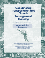 Coordinating transportation and growth management planning  1998 Legislation  HB 1487  Level of Service Bill  implementation guidance