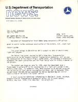 US Department of Transportation news Office of Assistant Secretary for Governmental and Public Affairs UMTA 479 DOT Awards 28 Million to Buffalo Transit System