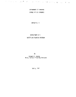 Development of a Safety and Planning Program