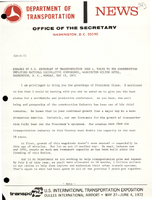 Remarks by US Secretary of Transportation John A Volpe to the Construction Employers National Legislative Conference