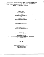 A Laboratory Study of Dynamic LoadDeformation and Damping Properties of Sands Concerned with a PileSoil System