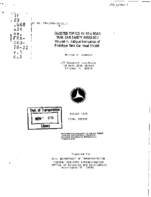 Selected Topics in Railroad Tank Car Safety Research Volume 1 Fatigue Evaluation of Prototype Tank Car Head Shield