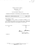 CAM 45 Supplement No 1  CAM 45 Dated Sept 1959  Revisions to CAM 45