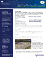 Displaced LeftTurn Intersection  Missouri Route 30 and Summit Drive Fenton MO