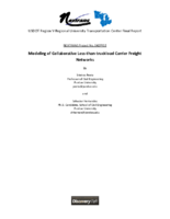 Modeling of Collaborative Lessthantruckload Carrier Freight Networks