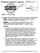AC 0021 Advisory Circular Checklist