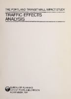 The Portland Transit Mall Impact Study Traffic Effects Analysis
