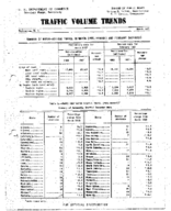 Traffic Volume Trends March 1957