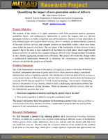 Quantifying the Impact of NextGeneration Modes of Delivery Research Brief