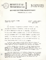 US DOT News re Selection of Demonstration Cities for UMTAs Nationwide Project to Assess Automated Downtown People Mover systems