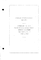 Interstate Commerce Commision Report of the Accident  Investigation Occuring on the PENNSYLVANIA RAILROAD GRAZIER PA