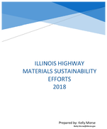 Illinois Highway Materials Sustainability Efforts 2018