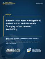 Electric Truck Fleet Management under Limited and Uncertain Charging Infrastructure Availability