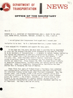 Remarks by US Secretary of Transportation John A Volpe to the Lotus Club