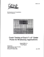 Testing of South Dakota Sign Support System Foil Test Numbers 9SF005 and 95F006