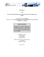 Using Microsimulation to Evaluate the Effects of Advanced Vehicle Technologies on Congestion