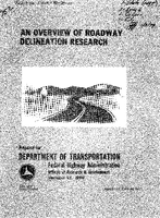 An Overview of Roadway Delineation Research