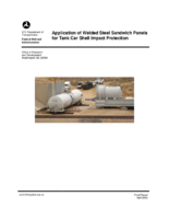 Application of welded steel sandwich panels for tank car shell impact protection