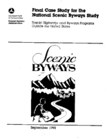 Final Case Study for the National Scenic Byways Study Scenic Highways and Byways Programs Outside the United States