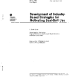 Development of IndustryBased Strategies for Motivating SeatBelt Usage