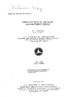 Identification of the Fire Threat in Urban Transit Vehicles