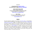 Accounting for Induced Travel in Evaluation of Urban Highway Expansion
