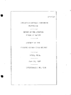 Interstate Commerce Commision Report of the Accident  Investigation Occuring on the MISSOURI KANSAS AND TEXAS RAILWAY NOXIE OK