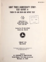 Light truck aggressivity study  Test report 4  Trucktocar rearend impact test