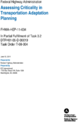 Assessing Criticality in Transportation Adaptation Planning