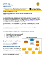 Minnesota Peer Exchange  Strategic Highway Safety Plan SHSP Implementation  An RSPCB Peer Exchange