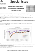 Special Issue  Weekly Traffic Volume Report Interstate Travel for Week No 30 7262021  812021