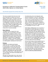 Investing in Californias Transportation Future 2022 Public Opinion on Critical Needs Research Brief