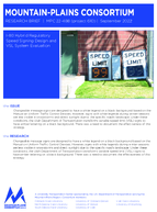 I80 Hybrid Regulatory Speed Signing Design and VSL System Evaluation Research Brief