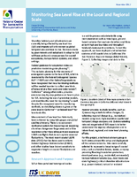 Monitoring Sea Level Rise at the Local and Regional Scale Policy Brief