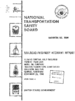 Interstate Commerce Commision Report of the Accident  Investigation Occuring on the ILLINOIS CENTRAL GULF RAILROAD COMPANY KENNER LA